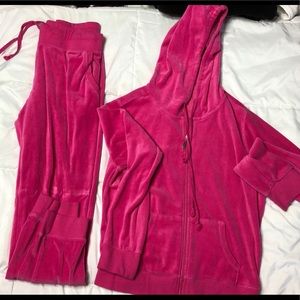 Pink FashionNova Sweat Suit